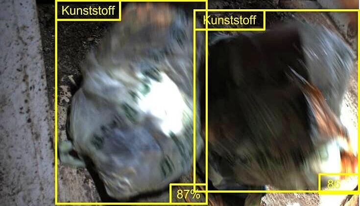 Inside-View heißt diese zweite Möglichkeit, Fremdstoffe beim Entladen in den Innenraum der Müllfahrzeuge aufzuspüren.
