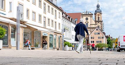 Versiegelte Flächen tragen zur Aufheizung in der Innenstadt bei.