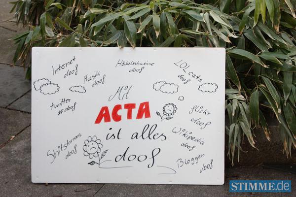 Anti-Acta-Demo Heilbronn | 25.02.