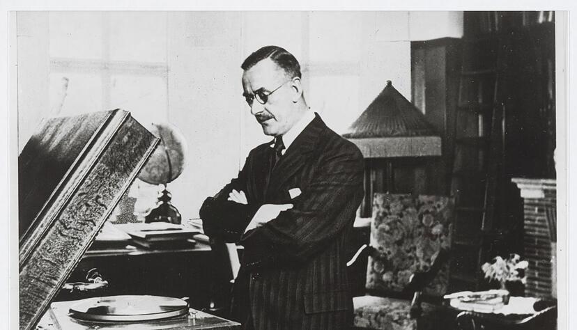 Thomas Mann 1924. Schon sein erster Roman &laquo;Buddenbrooks&raquo; (1901) hatte ihn weltber&uuml;hmt gemacht.