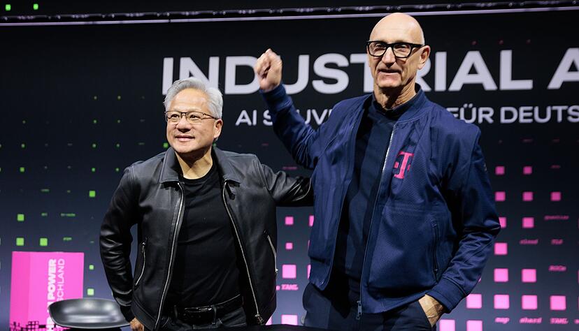 Nvidia und die Deutsche Telekom kooperieren bei einer KI-Fabrik in M&uuml;nchen.