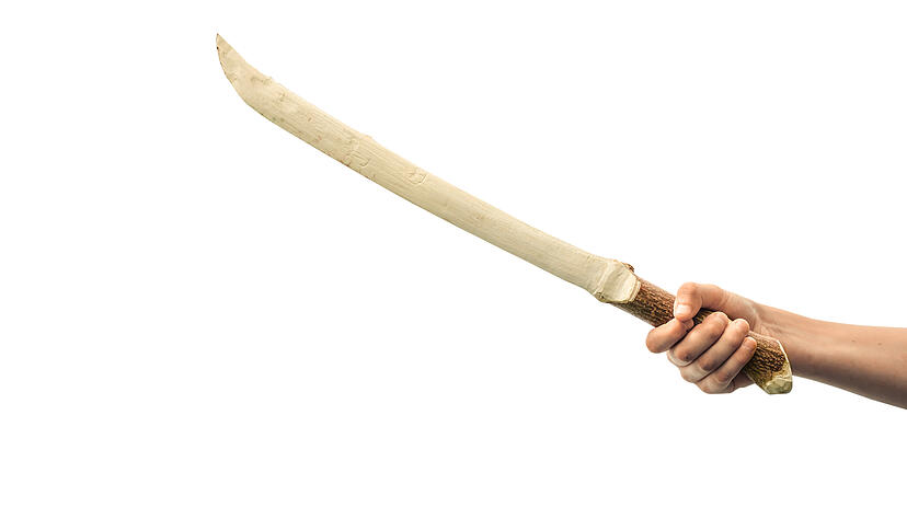 So sieht die fertige Brennnessel-Machete aus. Kristijan Matic Fotografie, Stuttgart So sieht die fertige Brennnessel-Machete aus. Kristijan Matic Fotografie, Stuttgart