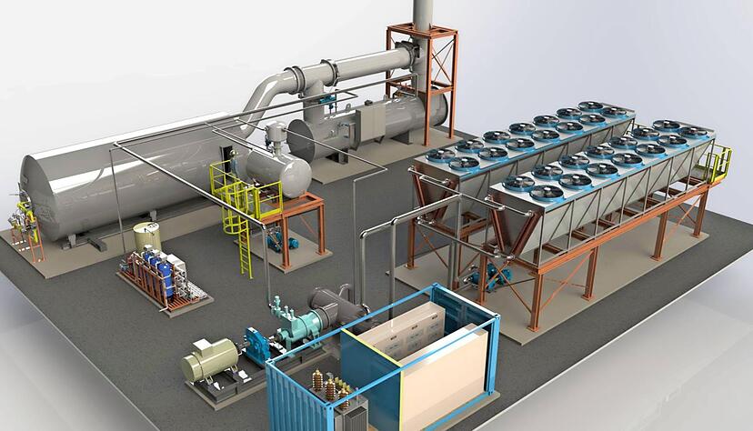 So sehen die Abluftreinigungsanlagen aus, die von der Heilbronner Technologiefirma AWS projektiert werden. Bisher h&auml;lt sich der Erfolg in Grenzen. Foto: Loratech