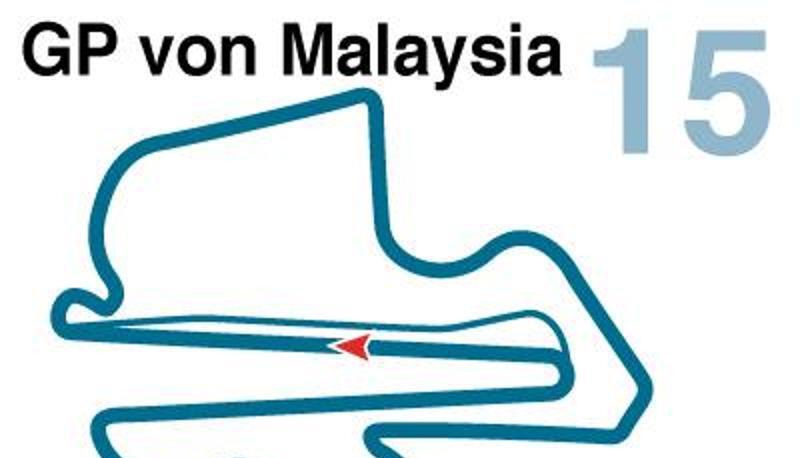 Der GP von Malaysia wird auf dem Sepang International Circuit gefahren. Foto:
