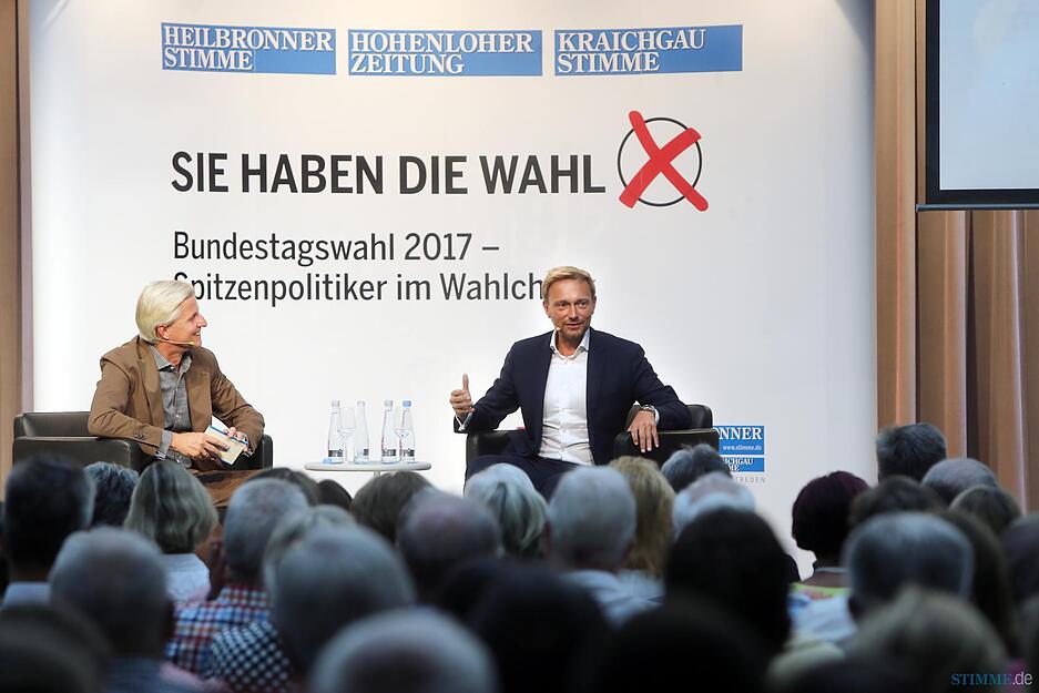 Stimme-Wahlcheck mit Christian Lindner (FDP) Stimme-Wahlcheck mit Christian Lindner (FDP)