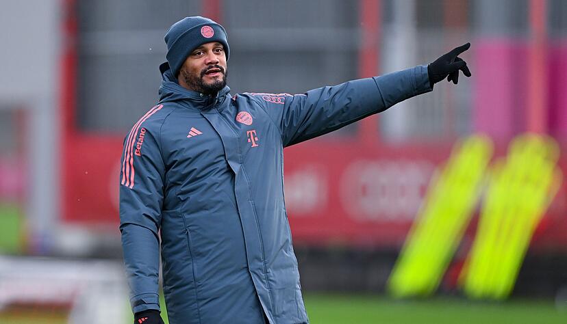 Bayern-Trainer Vincent Kompany geht voller Energie in den Jahresendspurt.