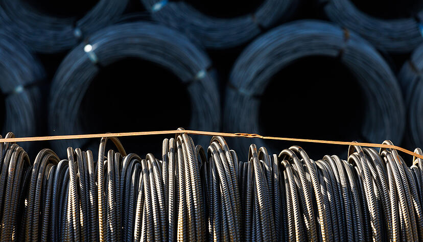 Solchen Drahtstahl stellen die Badischen Stahlwerke GmbH in Kehl her. Das Unternehmen geh&ouml;rt einem Konzern mit Sitz in Eberbach im Odenwald - und geht jetzt in einer neuen deutsch-niederl&auml;ndischen Gruppe auf.