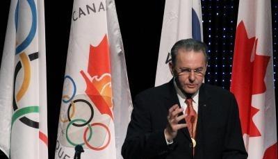IOC-Pr&auml;sident Jacques Rogge spricht vor der 122. IOC-Session.