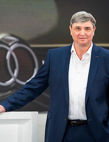 Audis Finanzvorstand J&uuml;rgen Rittersberger erwartet ein weiter herausforderndes Jahr, sieht allerdings auch Chancen durch die laufende Modelloffensive.