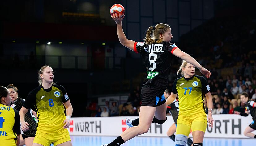 War beste deutsche Werferin gegen die Niederlande: Nina Engel. (Archivbild)