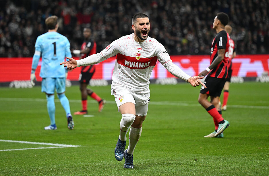 Deniz Undav war beim 2:1-Sieg der Schwaben Mann des Tages.