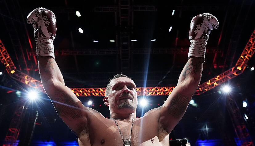 Usyk wird als «Legende» seines Sports gefeiert.