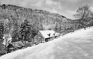 Das einsame Haus. Foto: Roland Bauer Das einsame Haus. Foto: Roland Bauer