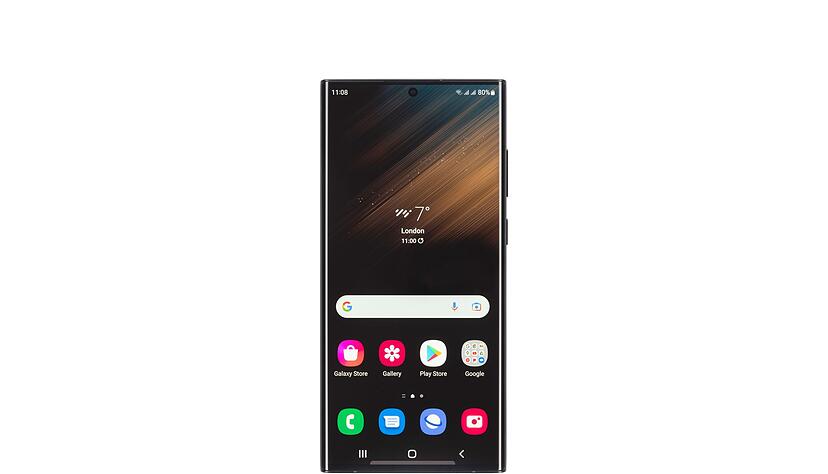 Ganz knapp auf den zweiten Platz: Das Samsung Galaxy S22 Ultra.