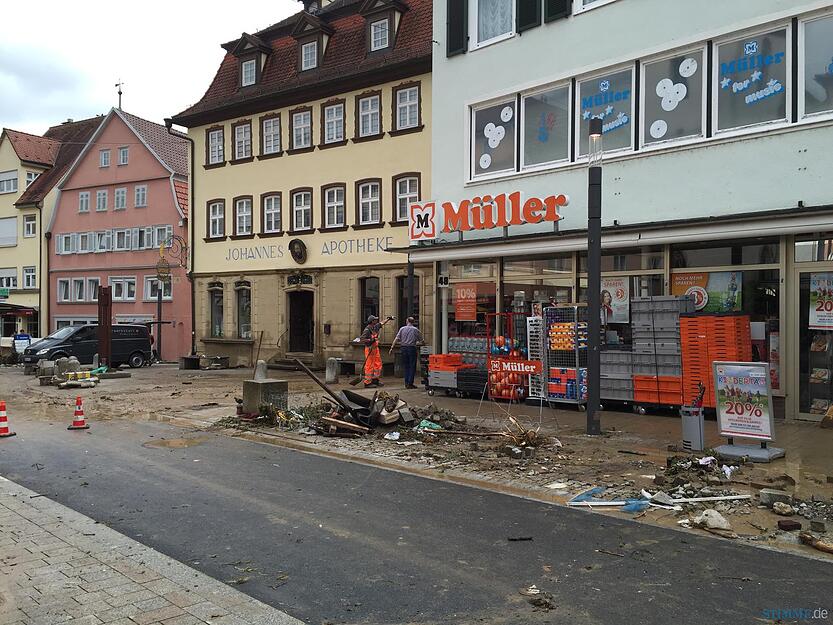 Überschwemmung in Künzelsau | 29.05.