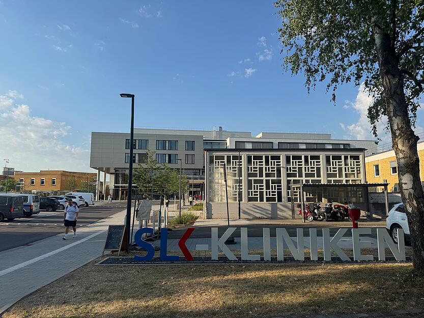 Der Haupteingang des SLK-Klinikums am Gesundbrunnen ist wenige Hundert Meter Richtung Kinderklinik gerückt.