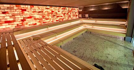 Ab dem 5. Januar können Saunafans auch wieder in der Salzsauna im Soleo schwitzen.
Foto: Archiv/Berger