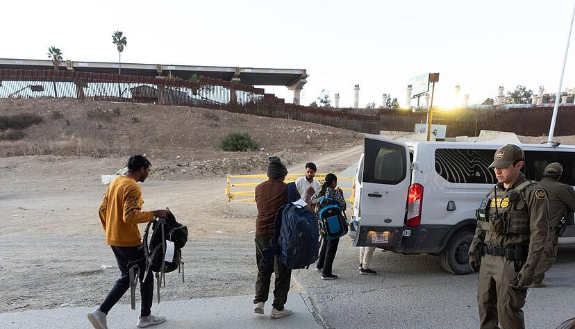 Viele Migranten werden schon kurz nach der Grenz&uuml;berquerung aufgegriffen. (Archivbild)