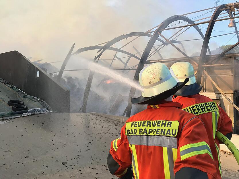 Brand auf Hof in Bad Rappenau