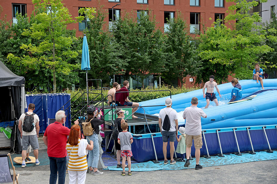 Surfwelle beim Heilbronner Lichterfest Surfwelle beim Heilbronner Lichterfest