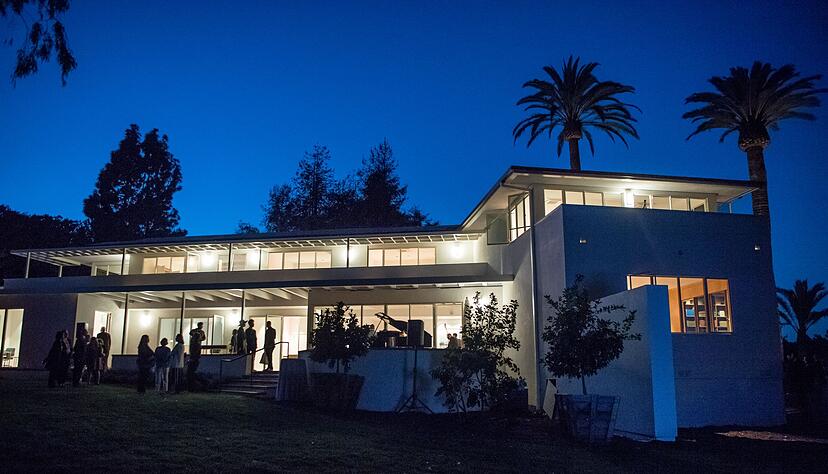 Die Eröffnung des Thomas-Mann-Hauses als Residenzhaus im Juni 2018. (Archivbild) Die Eröffnung des Thomas-Mann-Hauses als Residenzhaus im Juni 2018. (Archivbild)