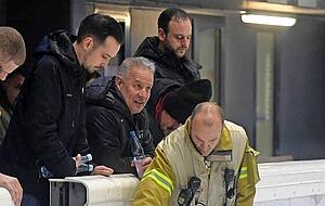 Erst die Feuerwehr Heilbronn sorgte daf&uuml;r, dass weitergespielt werden konnte.