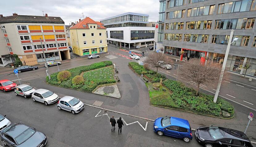 Der Uhlandplatz soll ganz neu gestaltet werden.Foto: Dennis Mugler Der Uhlandplatz soll ganz neu gestaltet werden.Foto: Dennis Mugler