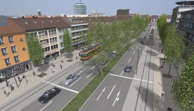 Gestaltungskonzept Allee