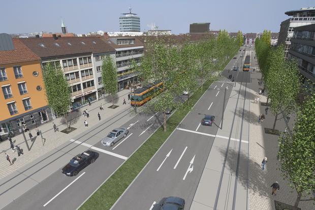 Gestaltungskonzept Allee