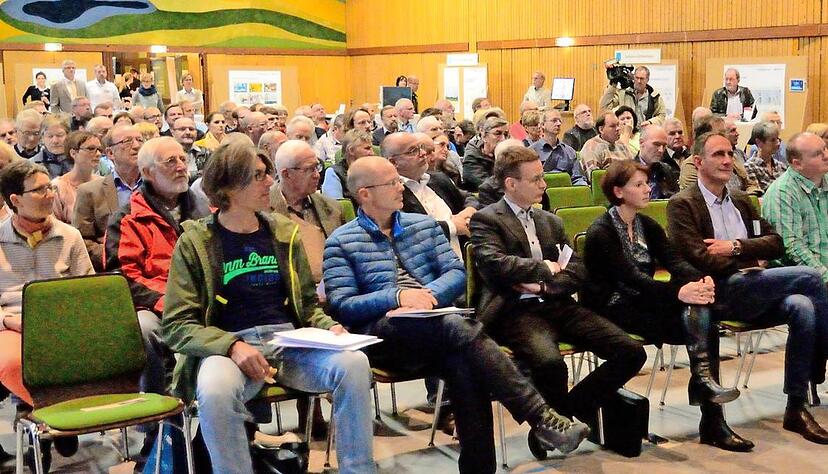 Rund 80 Besucher waren in die Festhalle gekommen, um sich zu informieren.