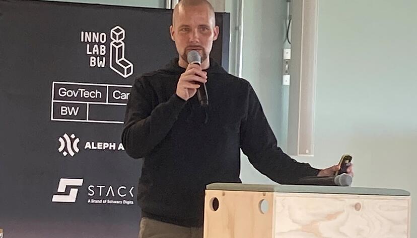 Jonas Andrulis, Gr&uuml;nder von Aleph Alpha, ist vom Erfolg von F13 &uuml;berzeugt.