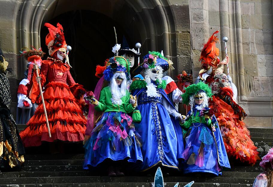 Karneval wie in Venedig &ndash; das gibt es an Fasching in Schw&auml;bisch Hall.