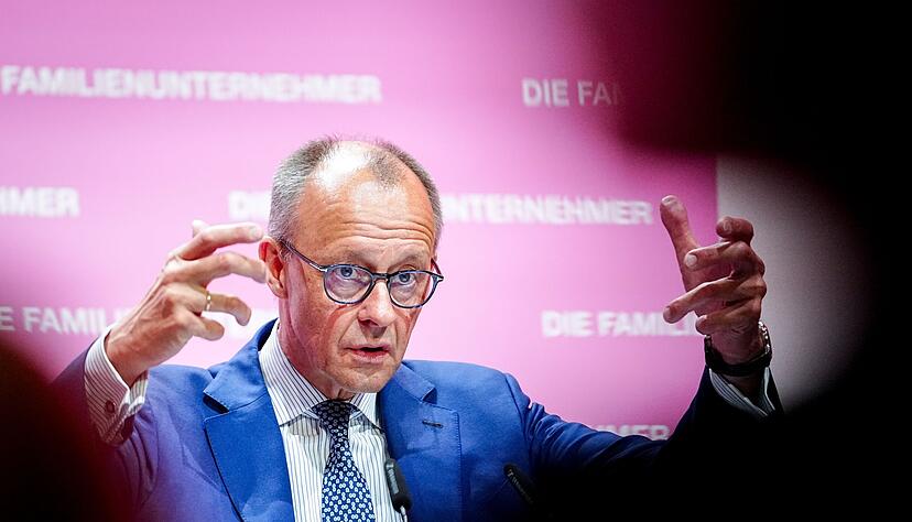 Merz sprach auf einer Tagung von Familienunternehmern.