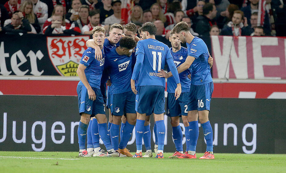Die TSG Hoffenheim jubelte über das 1:0.