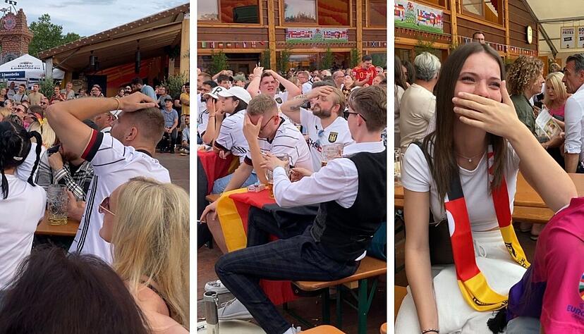 Das Aus der deutschen Nationalmannschaft bei der Fußball-EM 2024 sorgte in Heilbronn für große Emotionen.