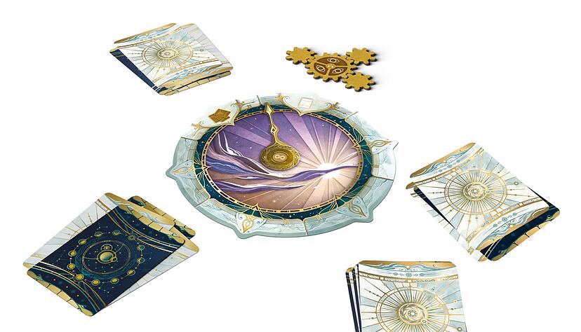 Bevor das Spiel «Take Time» startet, dürfen die Spielenden einen groben Plan schmieden, sobald die erste Karte gespielt wird, muss jedoch geschwiegen werden. Bevor das Spiel «Take Time» startet, dürfen die Spielenden einen groben Plan schmieden, sobald die erste Karte gespielt wird, muss jedoch geschwiegen werden.