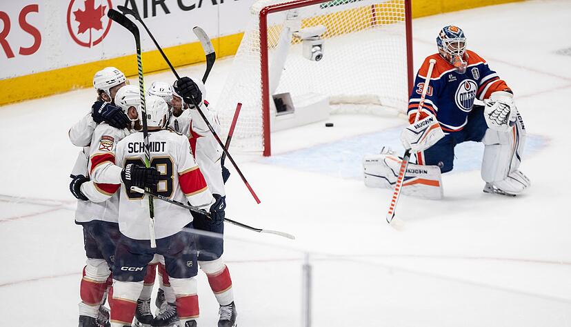 Der Jubel der Florida Panthers traf die Fans der Oilers.