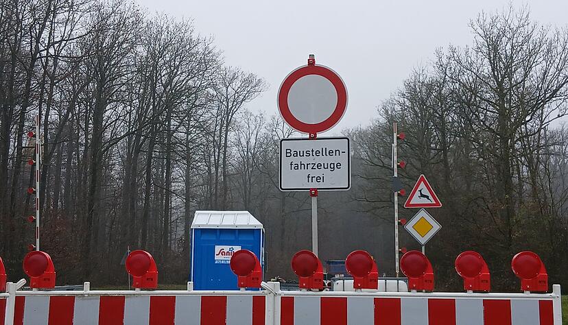 Aktuell ist am Wildparadies Tripsdrill kein Durchkommen in Richtung Freudental.