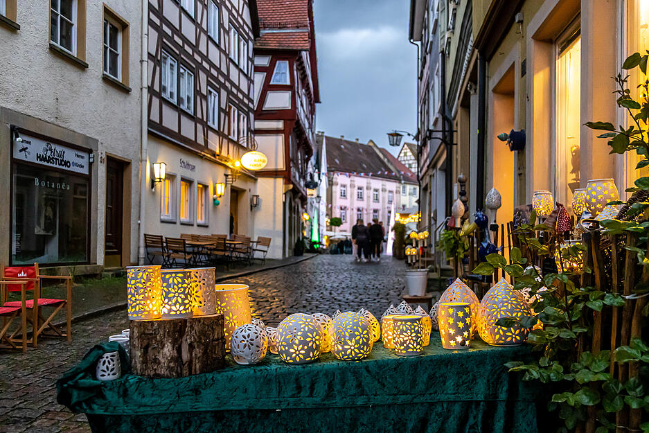 Die Wimpfener Altstadt wurde am Samstag zu einer Freiluft-Kunstgalerie.