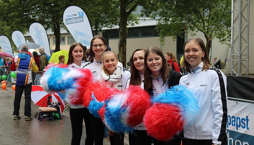 EBM-Papst-Marathon, Niedernhall, SV Mulfingen, Cheerleader, Jazztänzerinnen