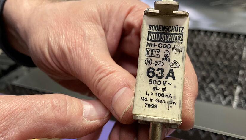 Nur bis 63 Ampere sind abgesichert.