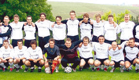 Die Sportfreunde Neckarwestheim grüßen als Meister der Kreisliga B 1 Unterland Die Sportfreunde Neckarwestheim grüßen als Meister der Kreisliga B 1 Unterland