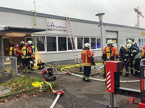 In einem Fitnessstudio hat es am Mittwochmorgen gebrannt. In einem Fitnessstudio hat es am Mittwochmorgen gebrannt.