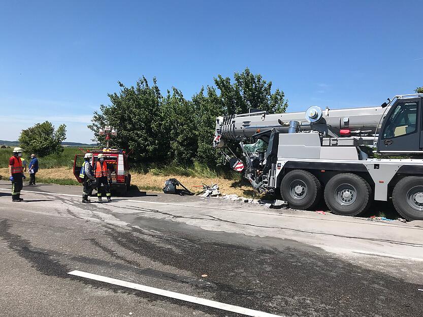 A6-Unfall bei Neuenstein