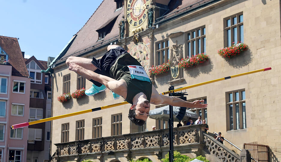 Beim Heilbronner Hochsprung-Meeting waren am Sonntag internationale Topstars am Start.