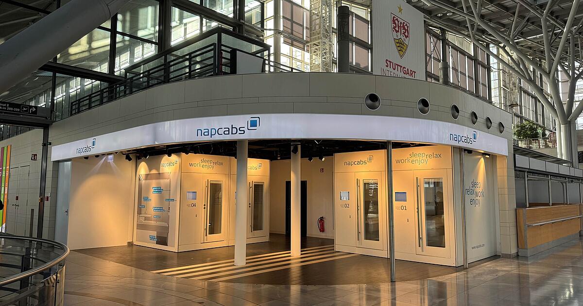 Flughafen Stuttgart führt Napcabs ein – wie die Schlafkabinen ...