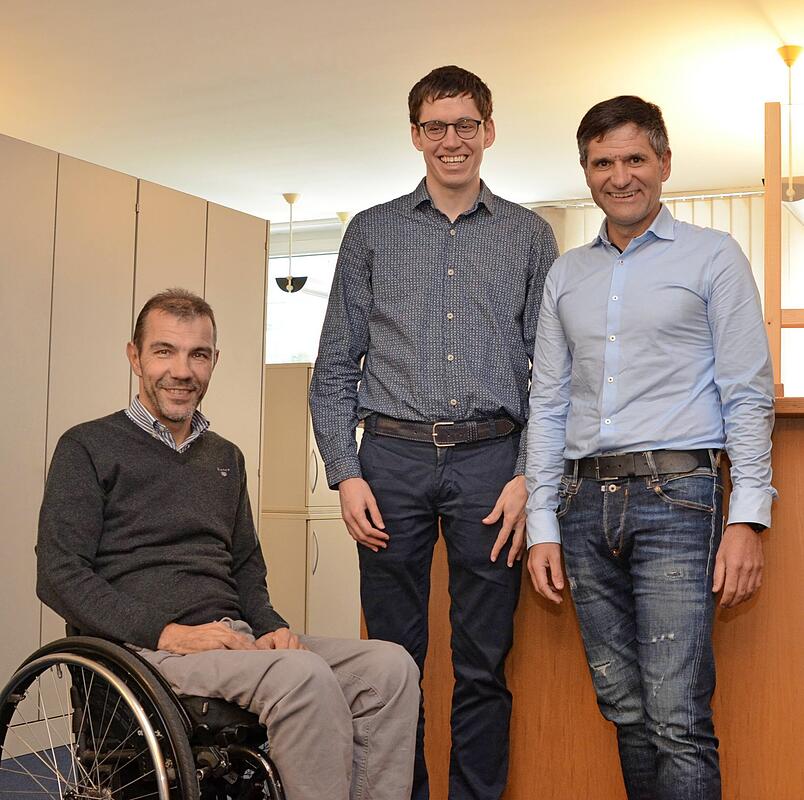 Trotz Handicap Tobias Steininger aus Künzelsau hat seinen Traumjob