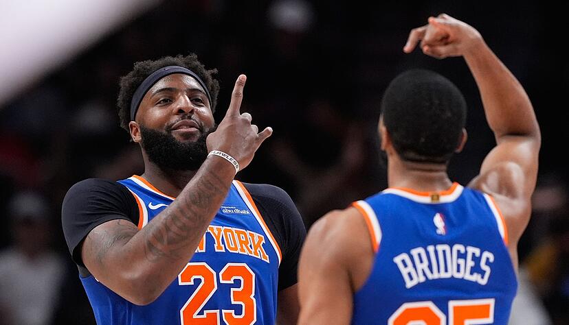 Die Knicks hatten allen Grund f&uuml;r Jubelgesten.