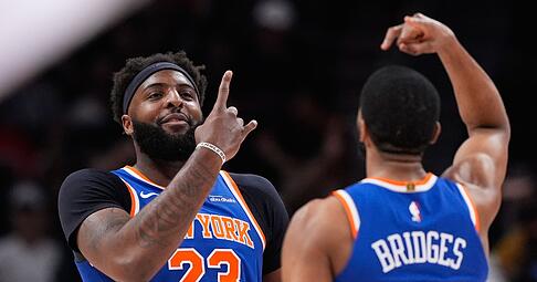 Die Knicks hatten allen Grund f&uuml;r Jubelgesten.