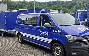 Unter anderem mit Hochleistungspumpen soll das THW aus Baden-Württemberg helfen.